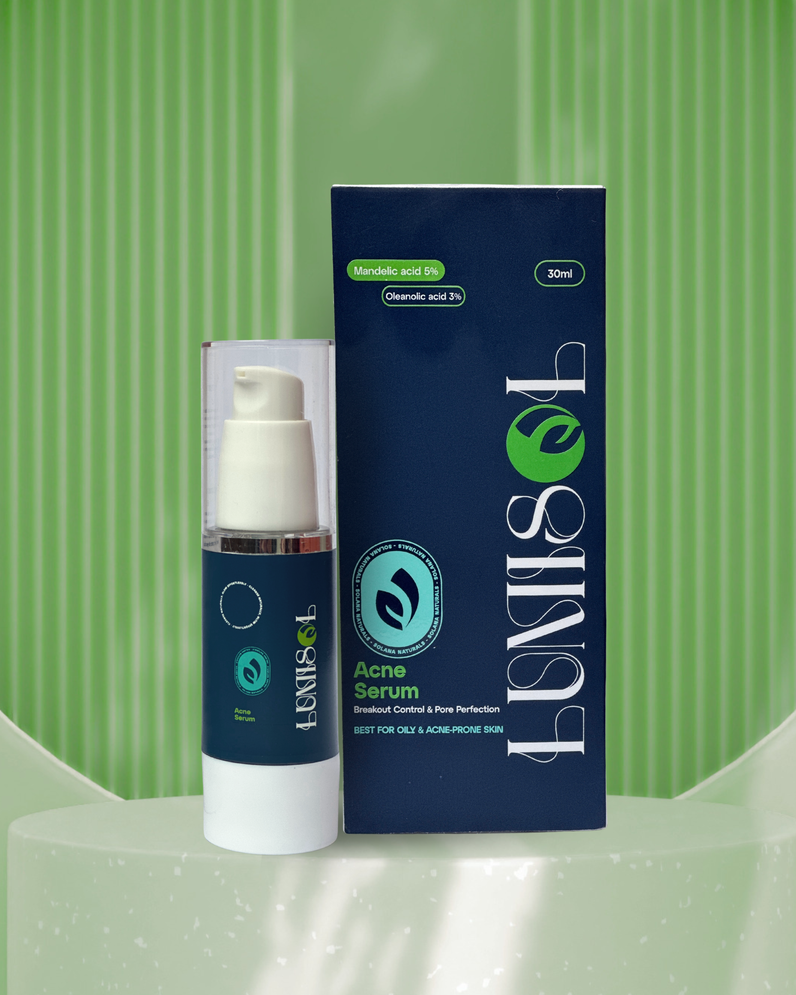 Lumisol Mandelic Acid acne and pimple clearing serum for oily skin — 30ml Pakistan