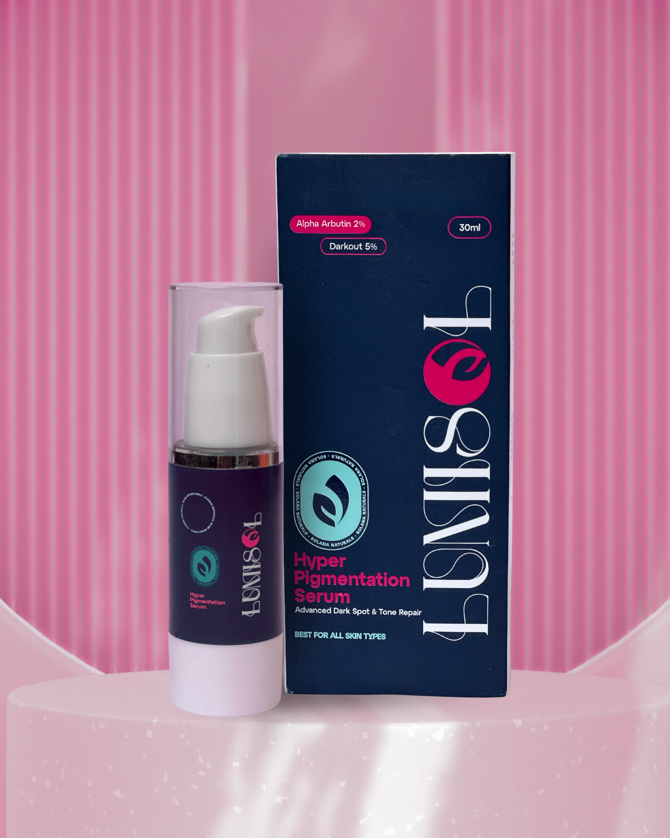 Lumisol Alpha Arbutin hyperpigmentation serum for dark spots and melasma — 30ml